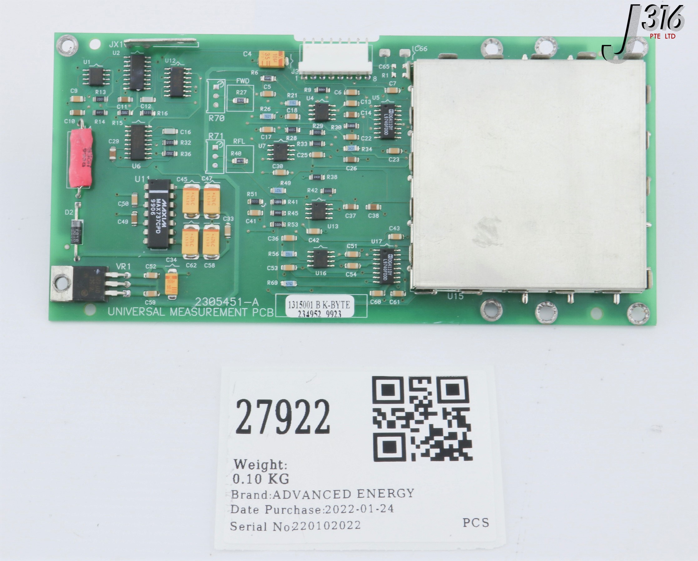 バイイー 27922 ADVANCED ENERGY PCB, UNIVERSAL MEASUREMENT 2305451-A | eBay